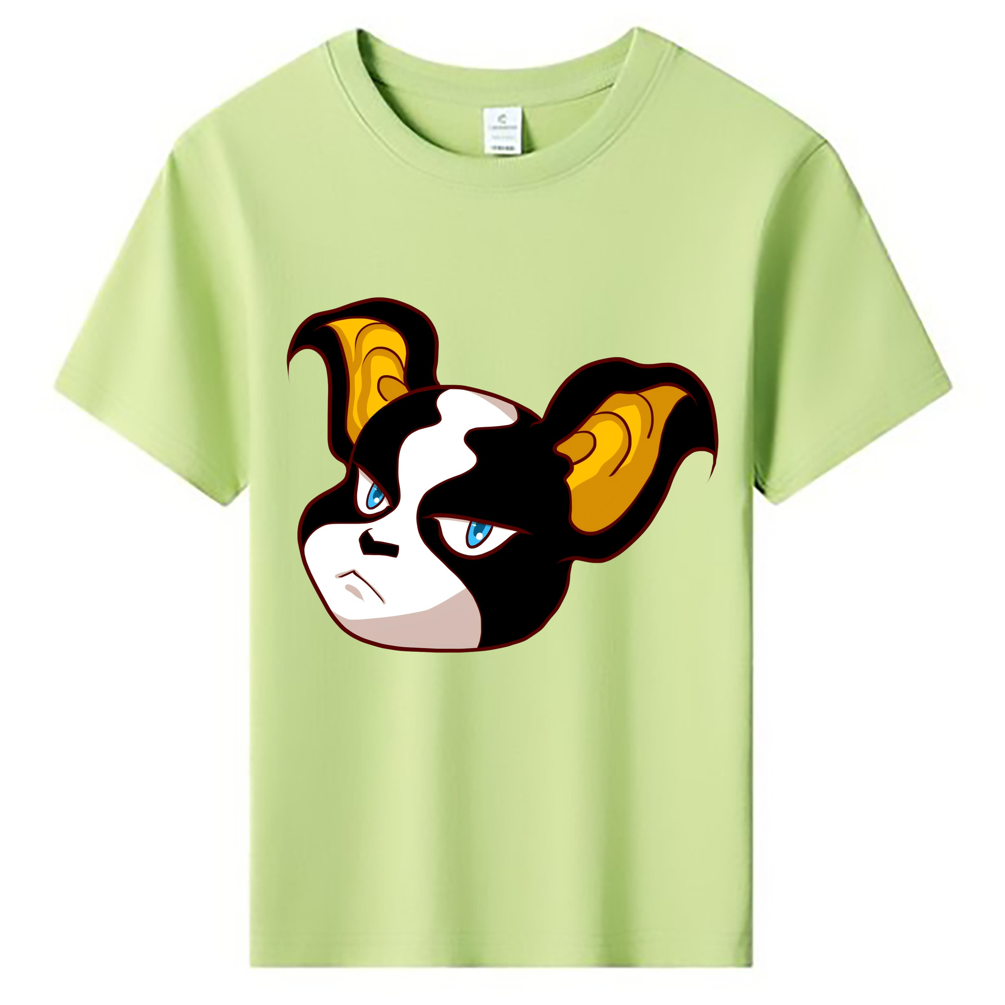（画像用） ジョジョの奇妙な冒険 イギー JoJo's Bizarre Adventure Iggy 綿100％キッズTシャツ（フロントプリント）
